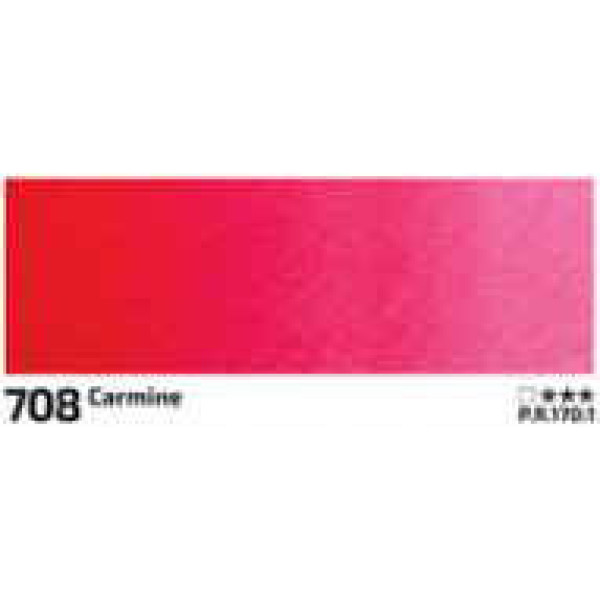 Rosa akvarellfesték 2.5ml – 708 kármin