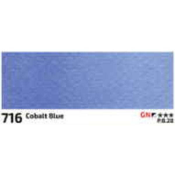 Rosa akvarellfesték 2.5ml – 716 kobaltkék