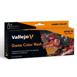 Vallejo modellező festékkészlet 8x18ml – Game Color Wash Vallejo modellező festékkészlet 8x18ml – Game Color Wash