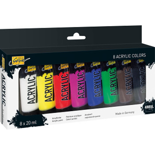 Akril paint set Kreul Solo Goya 8x20ml