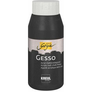 KREUL SOLO GOYA Gesso Primer - Fekete 750 ml