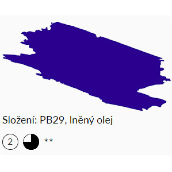 Umton olajfesték 20ml – 0026 Ultramarin sötét