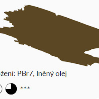 Umton olajfesték 20ml – 0050 Umbra natúr Umton olajfesték 20ml – 0050 Umbra natúr