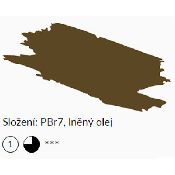 Umton olajfesték 20ml – 0050 Umbra natúr