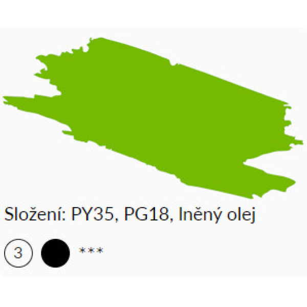 Umton olajfesték 20ml – 0078 Kadmium-króm zöld briliáns