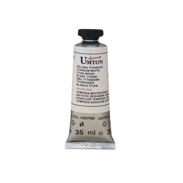 UMTON Művésztempera 35 ml – 1096 titánfehér
