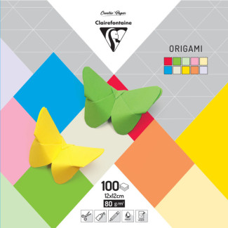Origami papers Clairefontaine 12x12cm, 100 pcs ? Mix