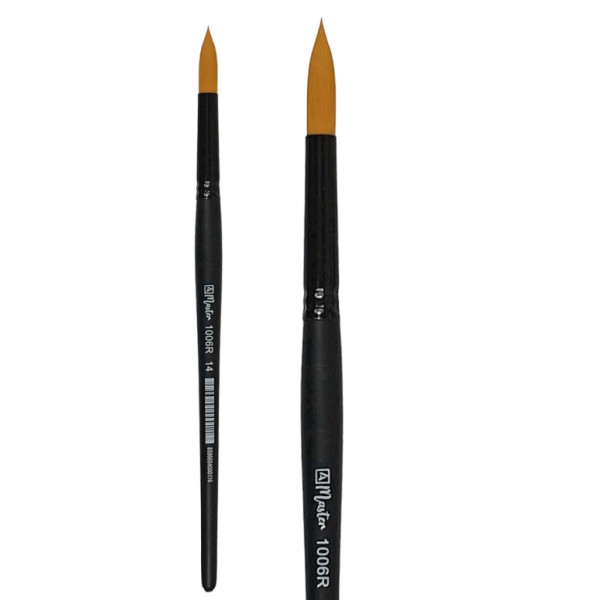 ARTIKON Master 1006R Kerek hegyes szintetikus ecset - 0-s és további méretek