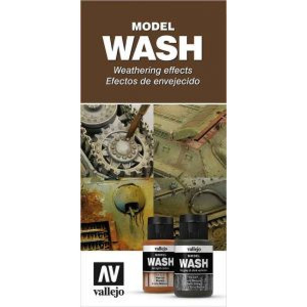 Vallejo színkártya: Wash FX