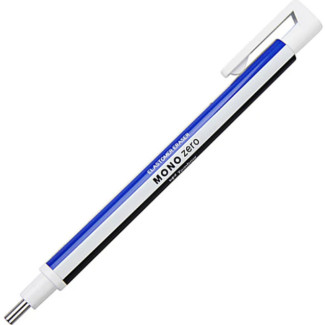Tombow Mono zero radír ceruza alakban kerek kék-fehér Tombow Mono zero radír ceruza alakban kerek kék-fehér