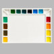 Színkeverő paletta - Meeden 18-Well Porcelain Artist Paint Palette Színkeverő paletta - Meeden 18-Well Porcelain Artist Paint Palette