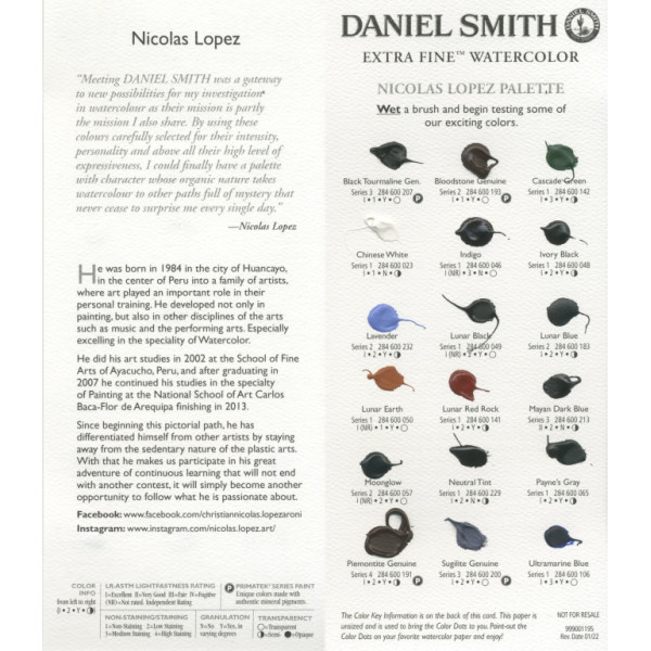 Daniel Smith pontkártya - Nicolas Lopez