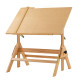 Rajz- és Festőasztal, Natúr - MEEDEN Vintage Wood Drafting Table, Natural Rajz- és Festőasztal, Natúr - MEEDEN Vintage Wood Drafting Table, Natural