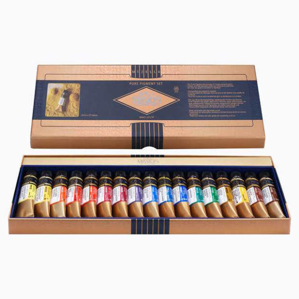 Mijello akvarellfesték készlet 17x15ml Mission Gold