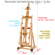Festőállvány, műtermi, összecsukható, gurítható - MEEDEN Versatile H-Frame Studio Easel Natural Festőállvány, műtermi, összecsukható, gurítható - MEEDEN Versatile H-Frame Studio Easel Natural