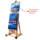 Festőállvány, műtermi, összecsukható, gurítható - MEEDEN Versatile H-Frame Studio Easel Natural Festőállvány, műtermi, összecsukható, gurítható - MEEDEN Versatile H-Frame Studio Easel Natural