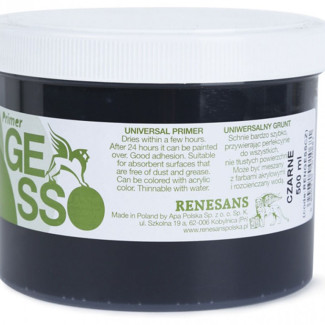 Sheps akril fekete Renesans 110ml