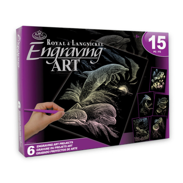 Képkarcoló válogatás készlet 6 képpel - Holografikus - Nagyméretű ajándékkészlet