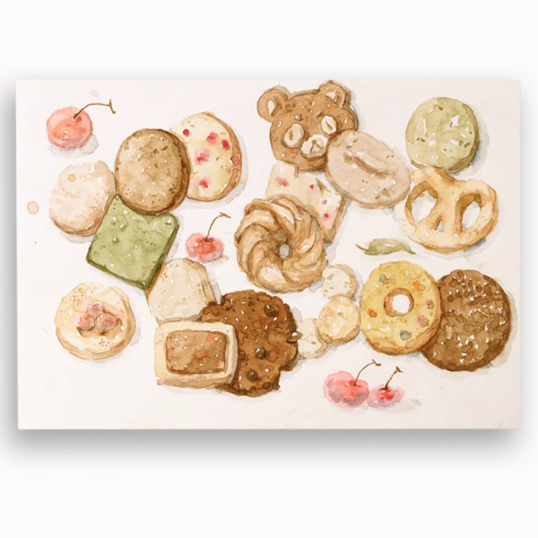 Akvarelltömb - Baohong Pure Cotton Hot Press Watercolor Paper Pad 260x180mm