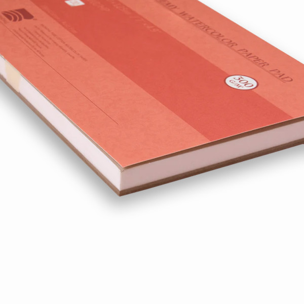 Akvarelltömb - Baohong Pure Cotton Hot Press Watercolor Paper Pad 380x260mm Akvarelltömb - Baohong Pure Cotton Hot Press Watercolor Paper Pad 380x260mm