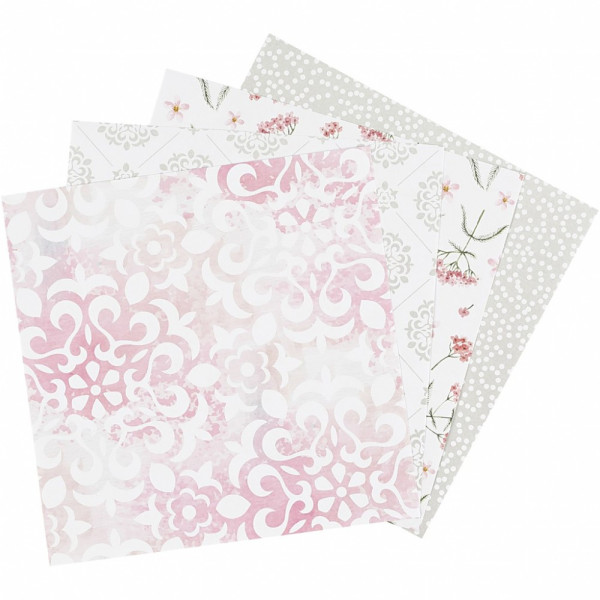 Origami papír - 4 féle minta - 15x15 cm