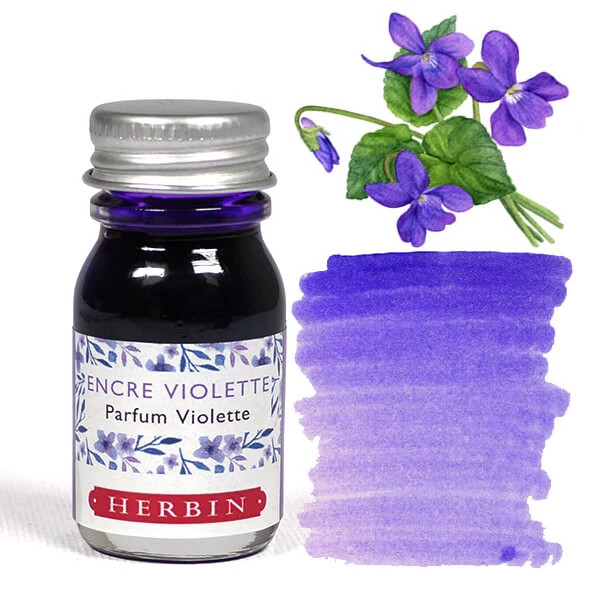 Illatosított tinta 10 ml - Jacques Herbin Perfumed Ink - Lila színű és ibolya illatú tinta Illatosított tinta 10 ml - Jacques Herbin Perfumed Ink - Lila színű és ibolya illatú tinta