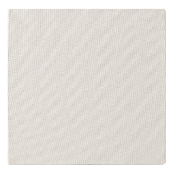 Kasírozott festővászon, alapozott, fehér - Clairefontaine - 20x20 cm
