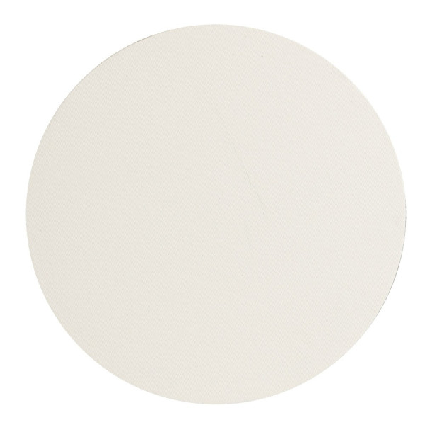 Kasírozott festővászon, alapozott, fehér - Clairefontaine - Kör alakú, 40 cm átmérő