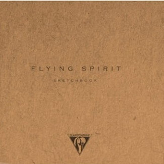 Clairefontaine Flying Spirit vázlatfüzet, elefántcsont rajzpapír, fűzött 90 g/m2 100 oldal, A6