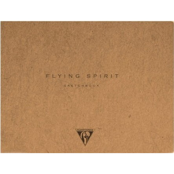 Clairefontaine Flying Spirit vázlatfüzet, elefántcsont rajzpapír, fűzött 90 g/m2 100 oldal, A6
