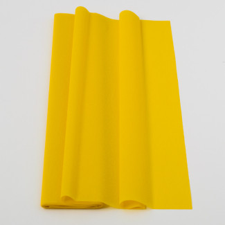 Krepp-papír 75% kreppelés 40 g/m2 CITROMSÁRGA 0,5 x 2,50 cm