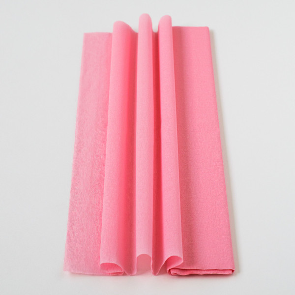 Krepp-papír 75% kreppelés 40 g/m2 RÓZSASZÍN 0,5 x 2,50 cm