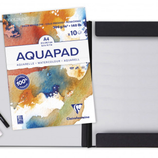 Molotow - Clairefontaine Akvarell szett - Szürke A4 - 300 g/m2 - 26 x 33 cm