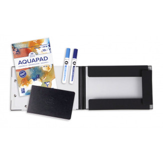 Molotow - Clairefontaine Akvarell szett - Szürke A5 - 300 g/m2 - 16,5 x 21 cm