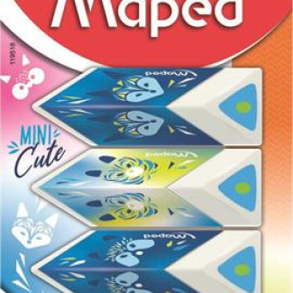 Radír, MAPED "Mini Cute", vegyes színek Radír, MAPED "Mini Cute", vegyes színek