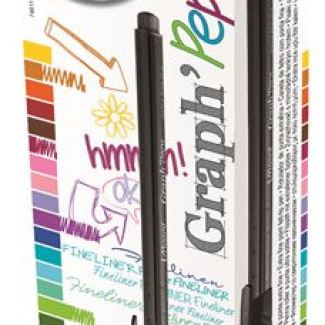 Tűfilc, 0,4 mm, MAPED "Graph'Peps", fekete Tűfilc, 0,4 mm, MAPED "Graph'Peps", fekete