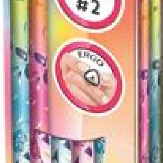 Grafitceruza radírral, HB, háromszögletű, MAPED "Mini Cute", 12 darabos