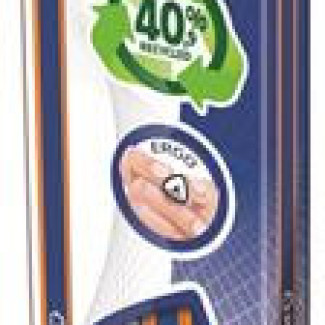 Grafitceruza radírral, 2B, háromszögletű, MAPED "Black'Peps Navy"