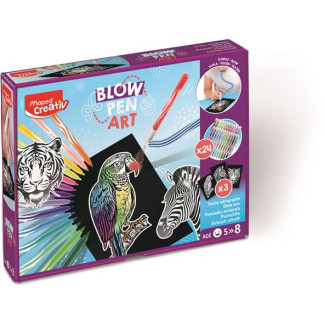 Fújós filctoll készlet, MAPED CREATIV, "Blow pen Basic"