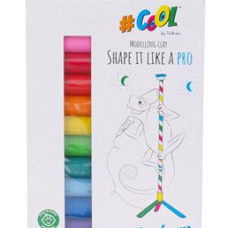 Gyurma, színes, 12 darabos, 200 g, COOL BY VICTORIA Gyurma, színes, 12 darabos, 200 g, COOL BY VICTORIA