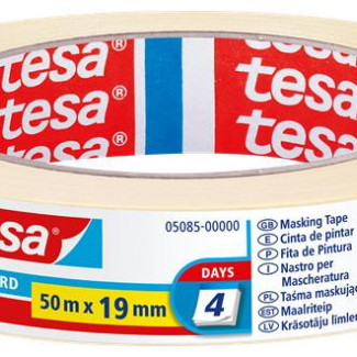 Festő- és mázolószalag, 19 mm x 50 m, TESA "Standard 5085"