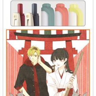 Írószer készlet, ZEBRA "Manga Set, Girl in the shrine", 5 darabos