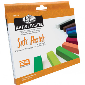 Porpasztell kréta készlet, 24 db-os - Tájkép készítéshez, földszínek válogatás Porpasztell kréta készlet, 24 db-os - Tájkép készítéshez, földszínek válogatás