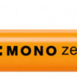 Tombow Mono Zero precíziós radír kör alakú töltettel - neon narancs radírceruza