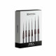 Ecset - Escoda 1243 Perla 6 Set - szintetikus ecset szett, utazó készlet, összecsukható Ecset - Escoda 1243 Perla 6 Set - szintetikus ecset szett, utazó készlet, összecsukható