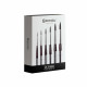 Ecset - Escoda 1245 Ultimo 6 Set - szintetikus ecset szett, utazó készlet, összecsukható