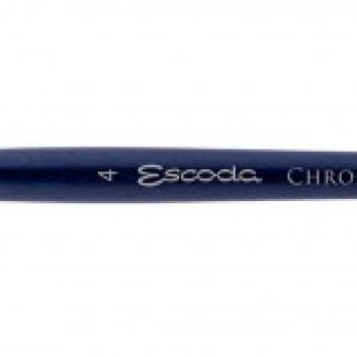 Ecset - Escoda Chronos Rigger - szintetikus és természetes szőrű ecset, rövidnyelű, kerek, hosszú szőrű - 2-es méret