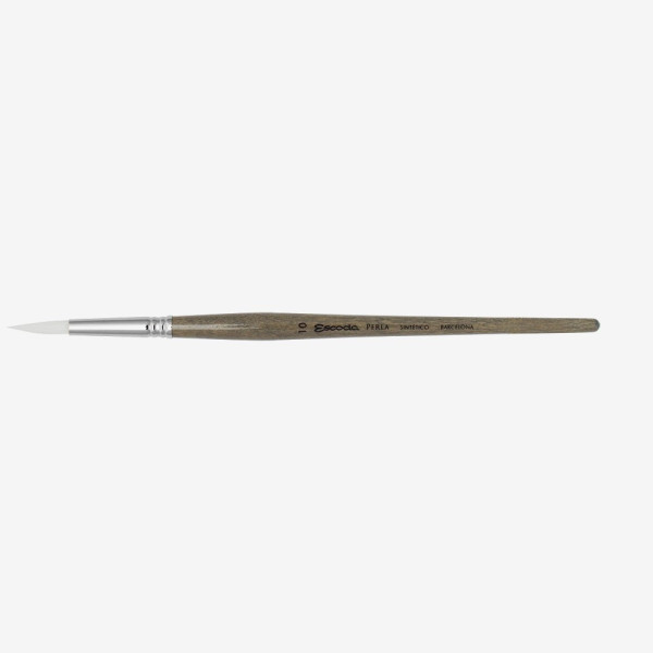 Ecset - Escoda Perla - szintetikus ecset, rövidnyelű, kerek, hegyes - 10-es méret Ecset - Escoda Perla - szintetikus ecset, rövidnyelű, kerek, hegyes - 10-es méret