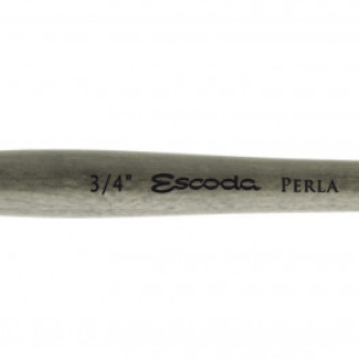 Ecset - Escoda Perla - szintetikus ecset, rövidnyelű, lapos - 1/2"-es méret
