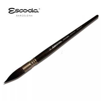 Ecset - Escoda Ultimo - szintetikus ecset, rövidnyelű, kerek, hegyes ecset - 3/0-s méret Ecset - Escoda Ultimo - szintetikus ecset, rövidnyelű, kerek, hegyes ecset - 3/0-s méret